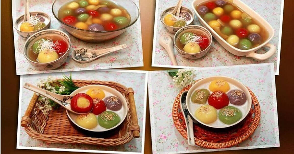 Bolas de arroz dulce