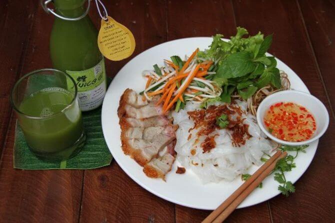 Rollos de arroz al vapor Phuong Lang