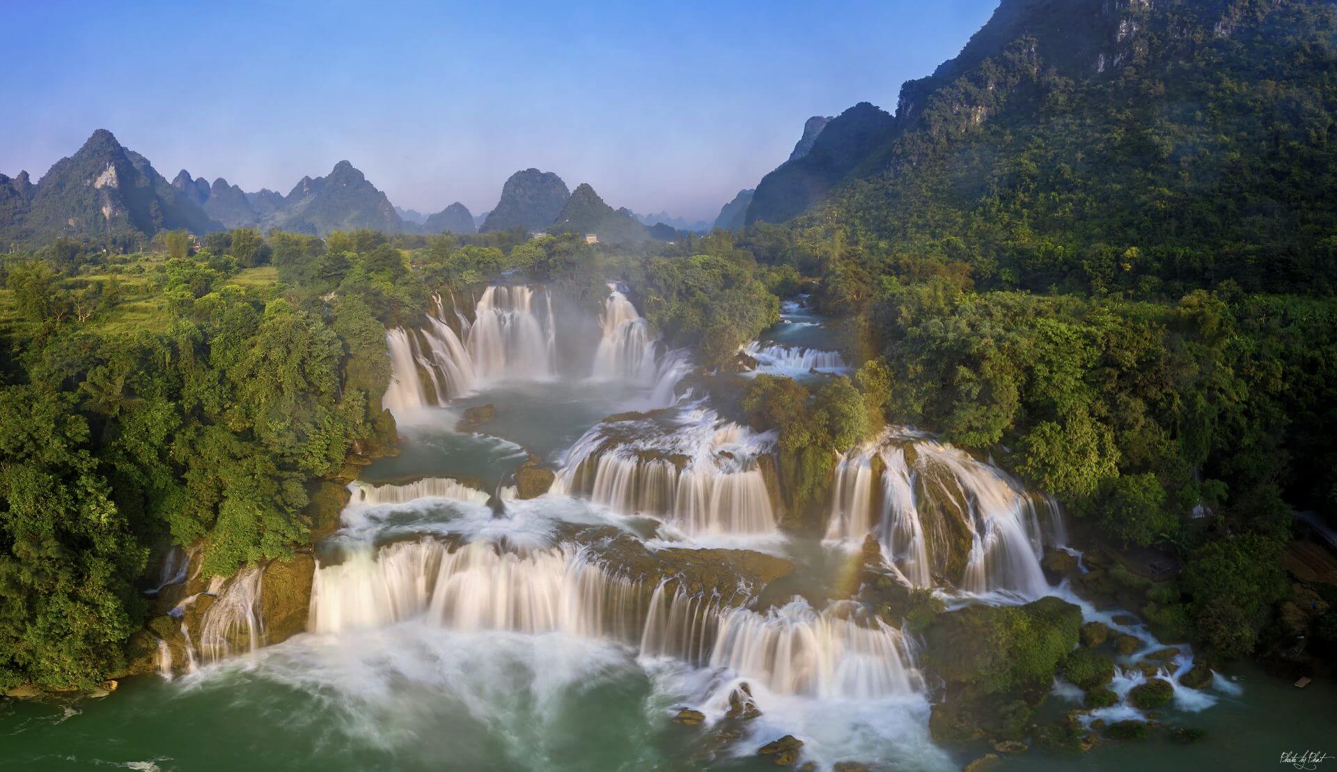 Ban Gioc cascada